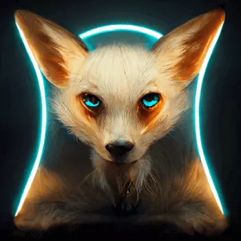 Fuchs Avatar im MidJourney Version 3 Stil